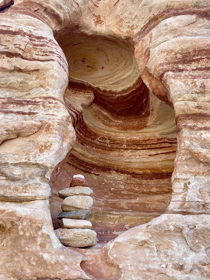 Desert cairn