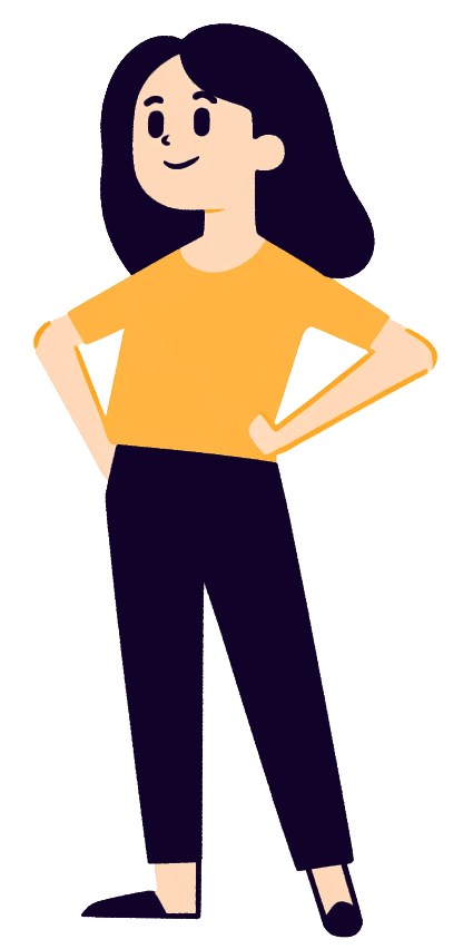 Woman using secure applications